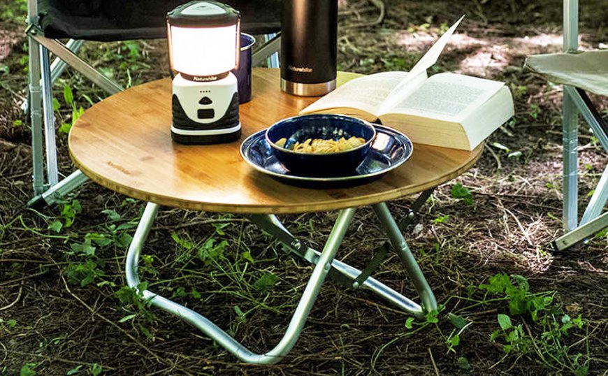 NH Foldable Bamboo Round Table